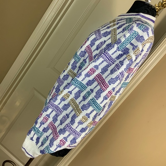 Colours Mens Sweater Vintage M Multi Color #L1 - Picture 5 of 6